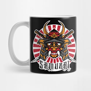 Samurai Kabuki Mask japan style.japan traditional and couture. Mug